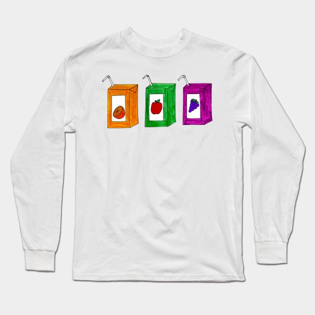 Juice Boxes Long Sleeve T-Shirt by natees33